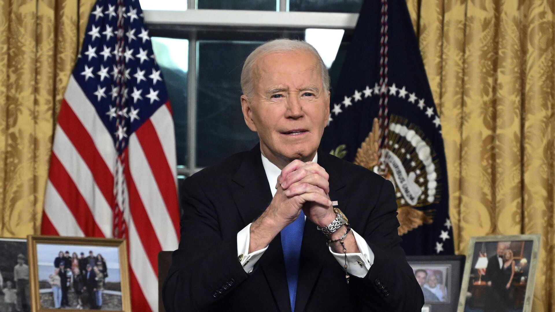 Biden son kez ulusa seslendi: Rusya’dan bir kez bile bahsetmedi