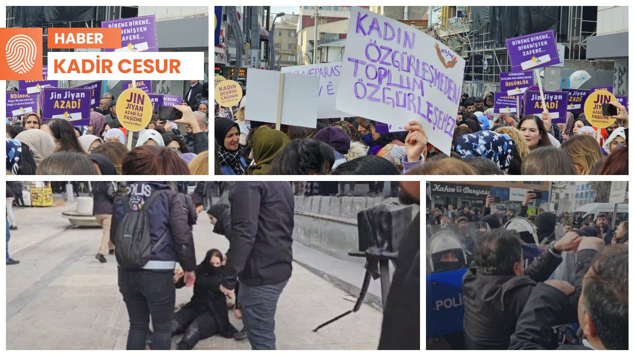Van’da kadınların yürüyüşüne polis ablukası: En az 17 kişi gözaltı