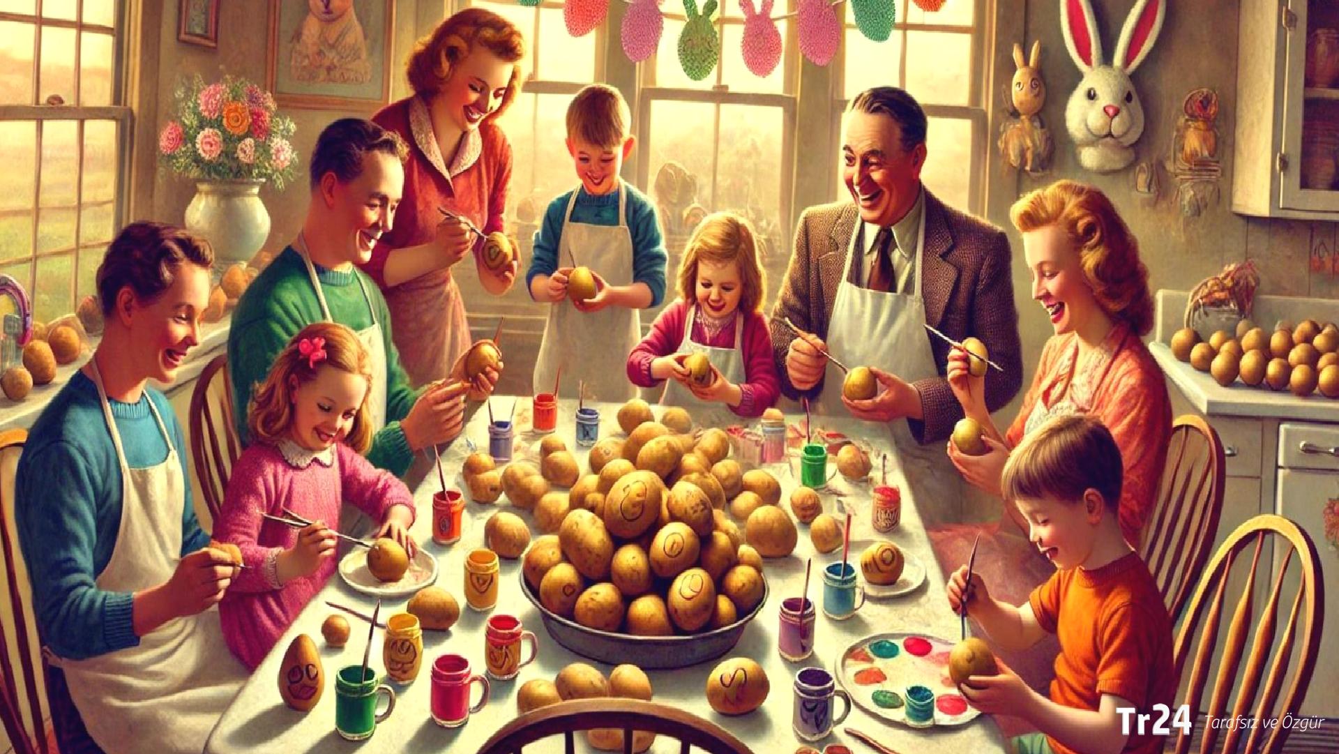 ABD’de yumurta krizi: Paskalya yumurtası yerine patates boyanıyor