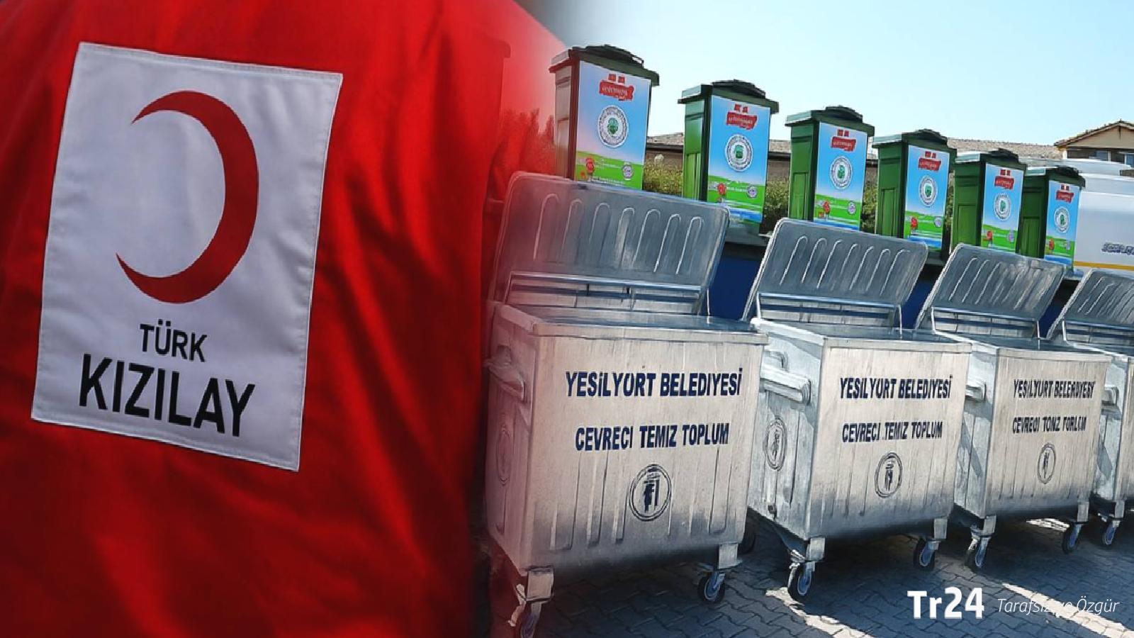 Depremde çadır satışıyla gündeme gelen Kızılay, bu kez de çöp konteyneri ihalesi aldı