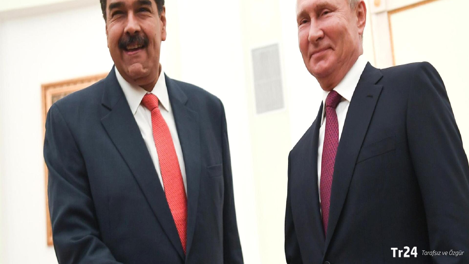 Putin ve Maduro stratejik ortaklık anlaşması imzaladı