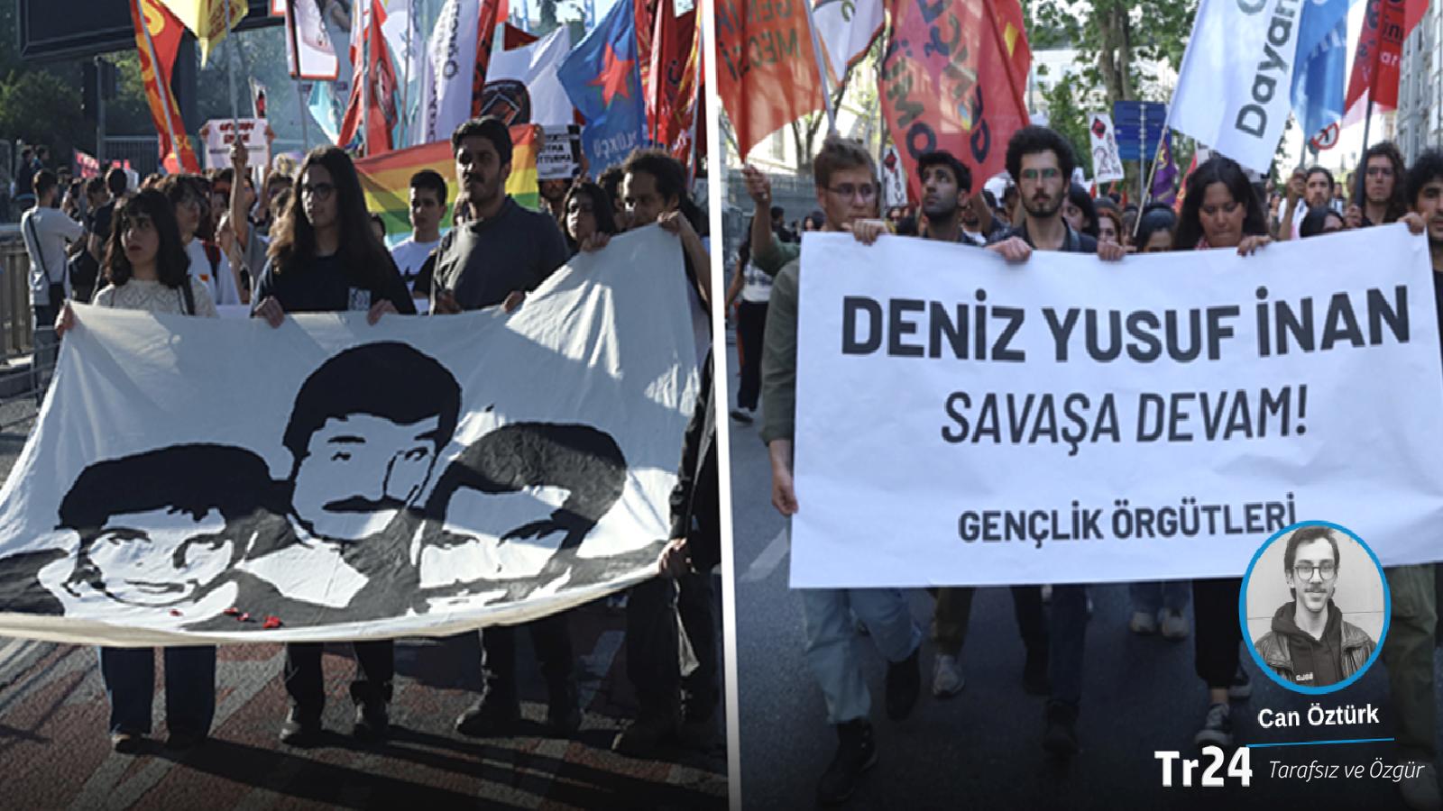 ”Üç fidan” için Taksim’den Dolmabahçe’ye yüründü; polis gökkuşağı bayrağına müdahale etti: Denizler ölmedi, kavgamızda yaşıyor!