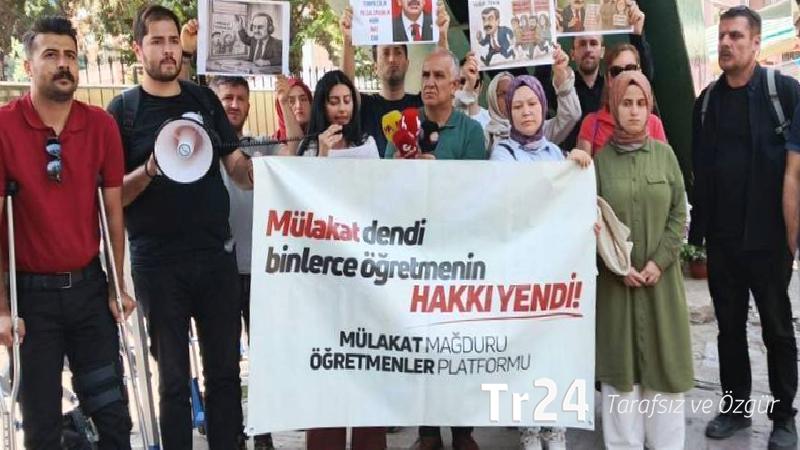 Mülakat mağduru öğretmenlerden Yusuf Tekin’e çağrı: Siz istifa etmedikçe öğretmenlerin sorunları düzelmeyecek!