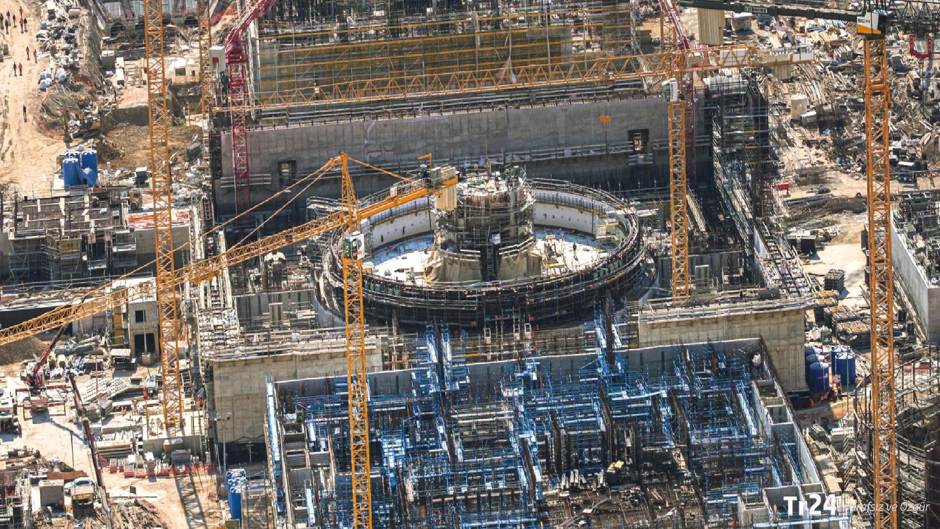Rosatom: Akkuyu Nükleer Santrali’nin inşası belirlenen takvime uygun olarak ilerliyor