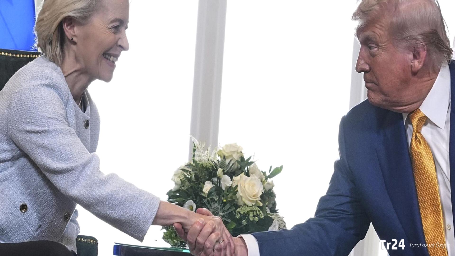 ABD ve AB’den ‘dev ticaret anlaşması’: Trump’tan yüzde 15 gümrük tarifesi açıklaması