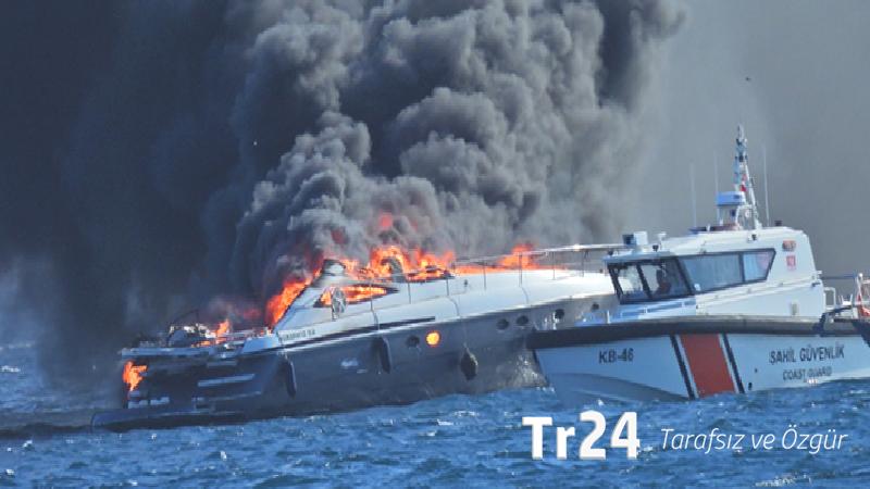 Balıkesir’in Erdek ilçesinde lüks yatta yangın çıktı; 4 kişi kurtarıldı, soruşturma başlatıldı