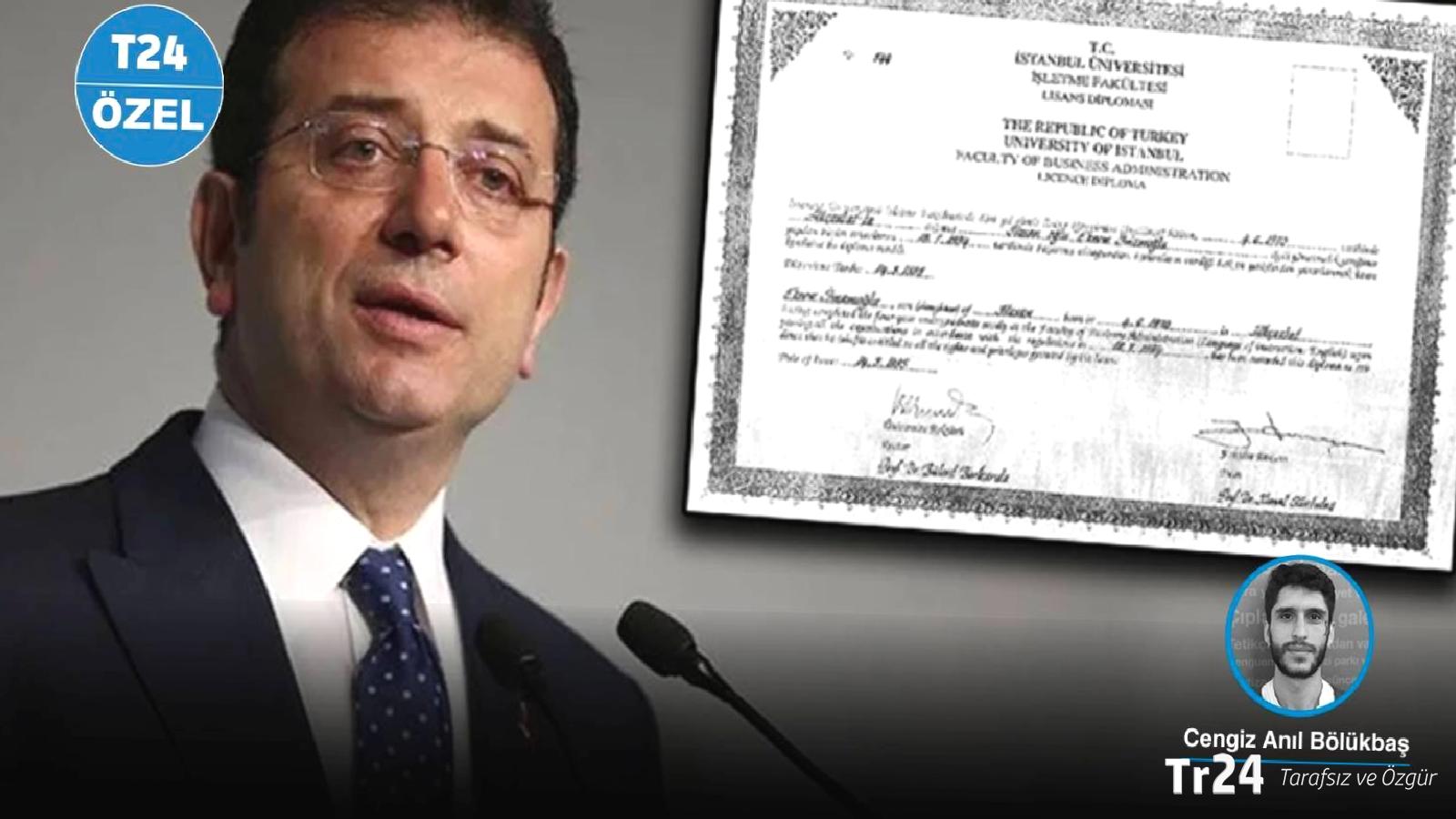 Fakülte dekanı istifa etmişti: Üniversite yönetimi, İmamoğlu’nun diplomasını YÖK’ten vekalet onayı gelmesini beklemeden iptal etmiş!