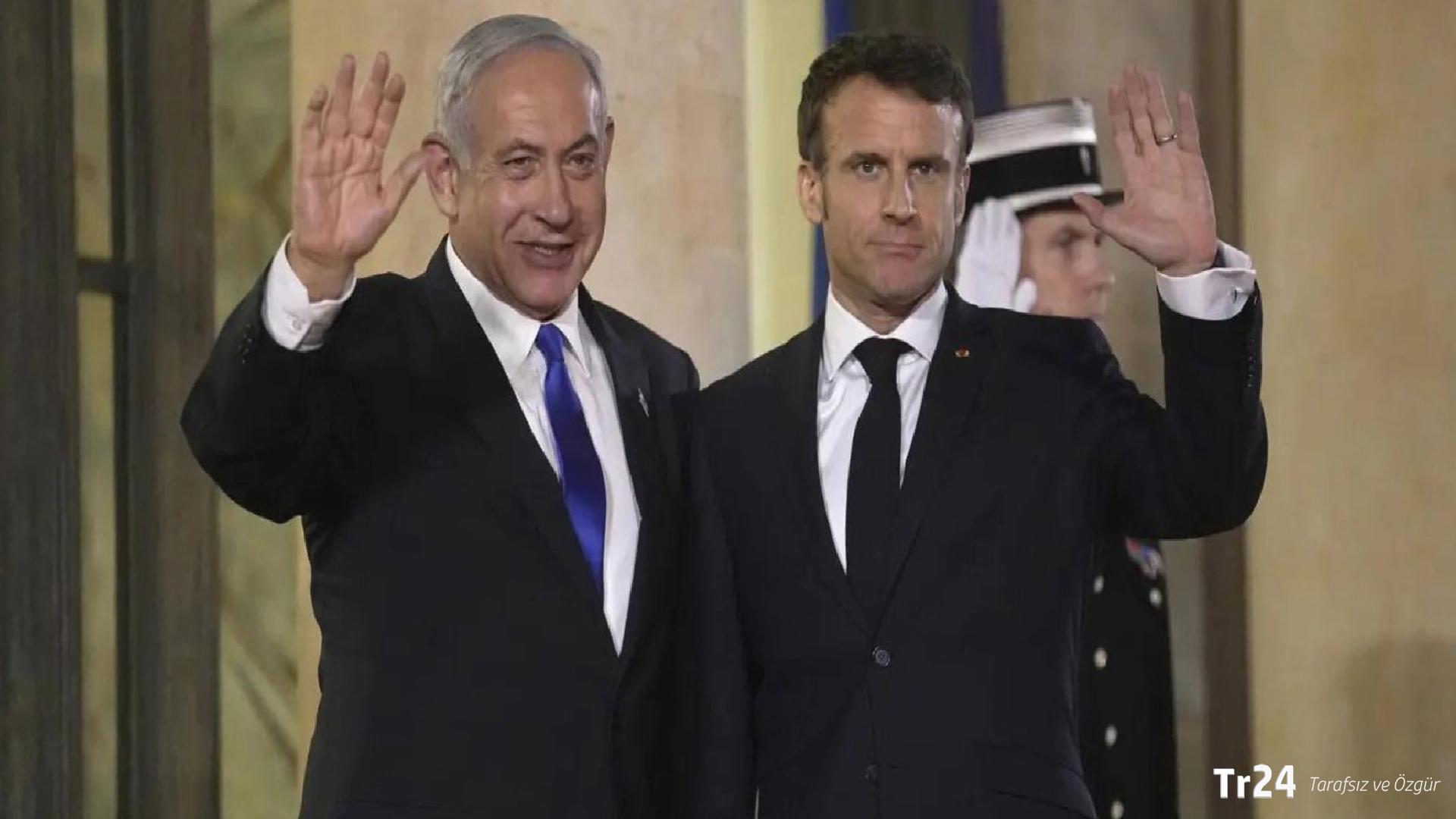 İsrail Başbakanı Netanyahu’dan Macron’a tepki: ‘Bu tür bir adım, terörü ödüllendirir’