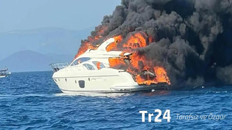 Lüks yat alev alev yanmıştı: Sahibi ünlü iş insanı çıktı!