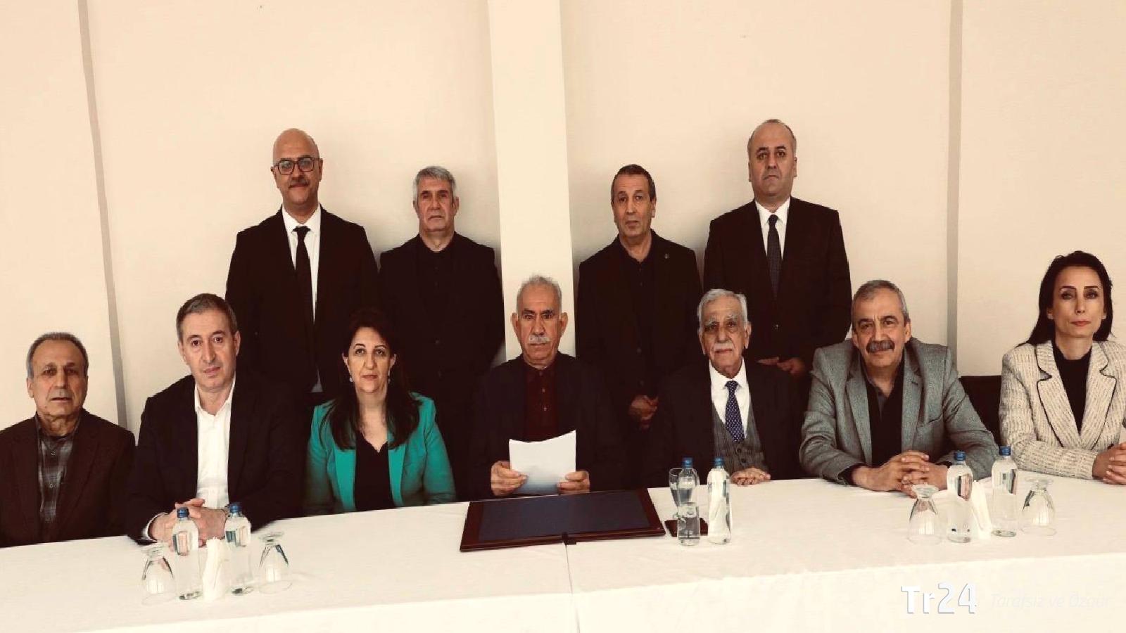 DEM Parti İmralı Heyeti: Öcalan’a atfedilen “görüşme notları” gerçeği yansıtmıyor