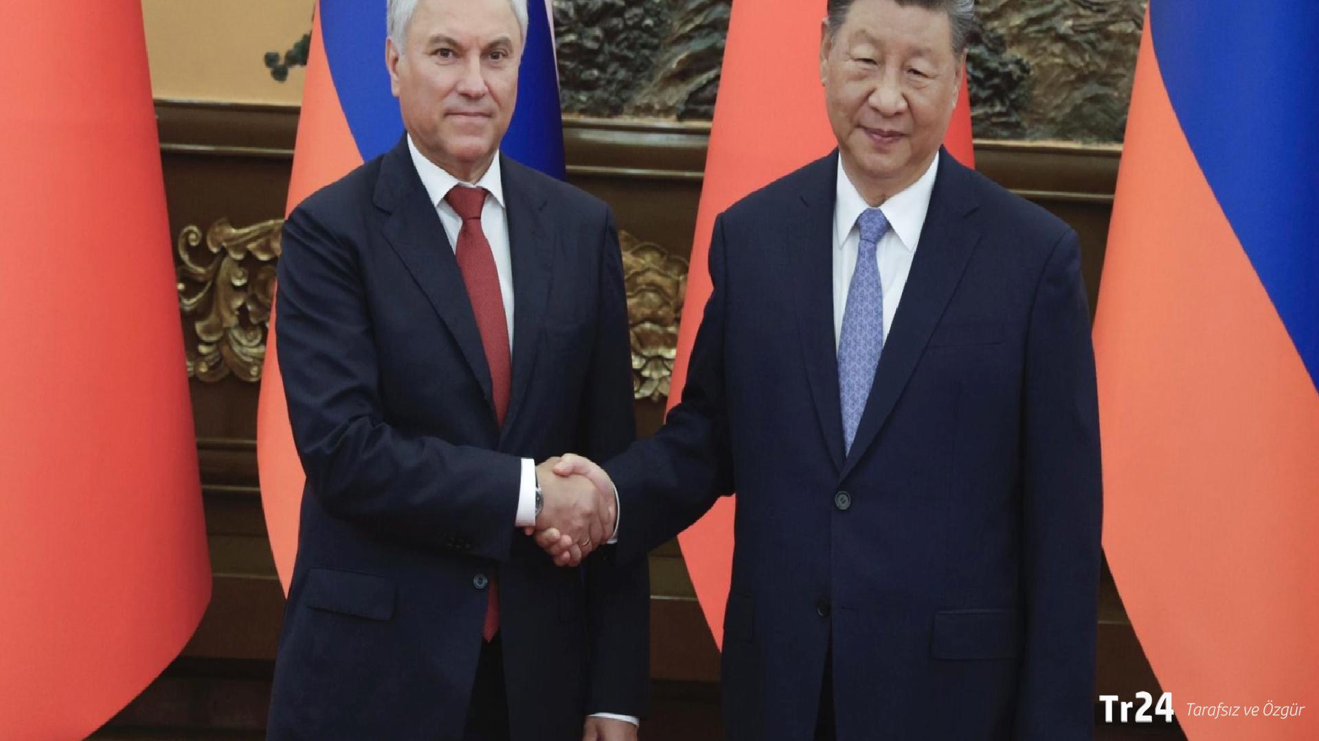 Duma Başkanı Volodin Pekin’de Çin lideri Şi ile görüştü