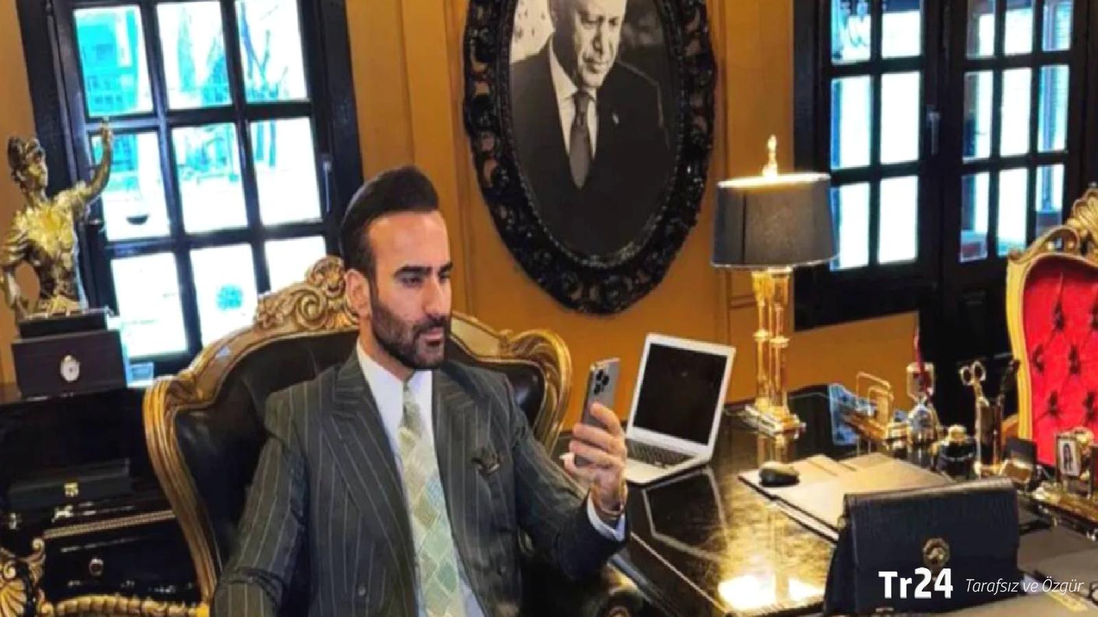 İddia: Altın varaklı odasındaki Erdoğan fotoğrafıyla gündem olan Avukat Cem Duman gözaltına alındı!