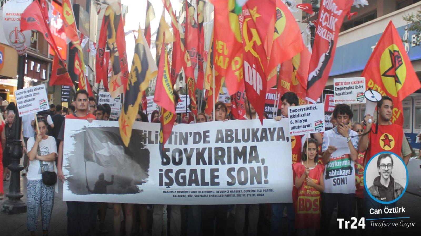 Filistin eyleminde basın açıklaması okuyan kişi hakkında “Cumhurbaşkanına hakaret”ten tutuklama kararı: Konuşmanın içindeki ifadeler cımbızlanarak koyulmuş
