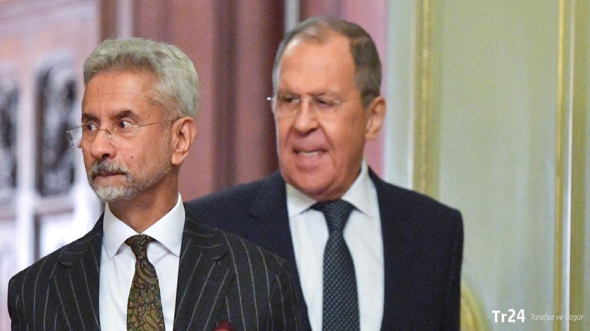 Lavrov, Hint mevkidaşı Jaishankar ile görüştü