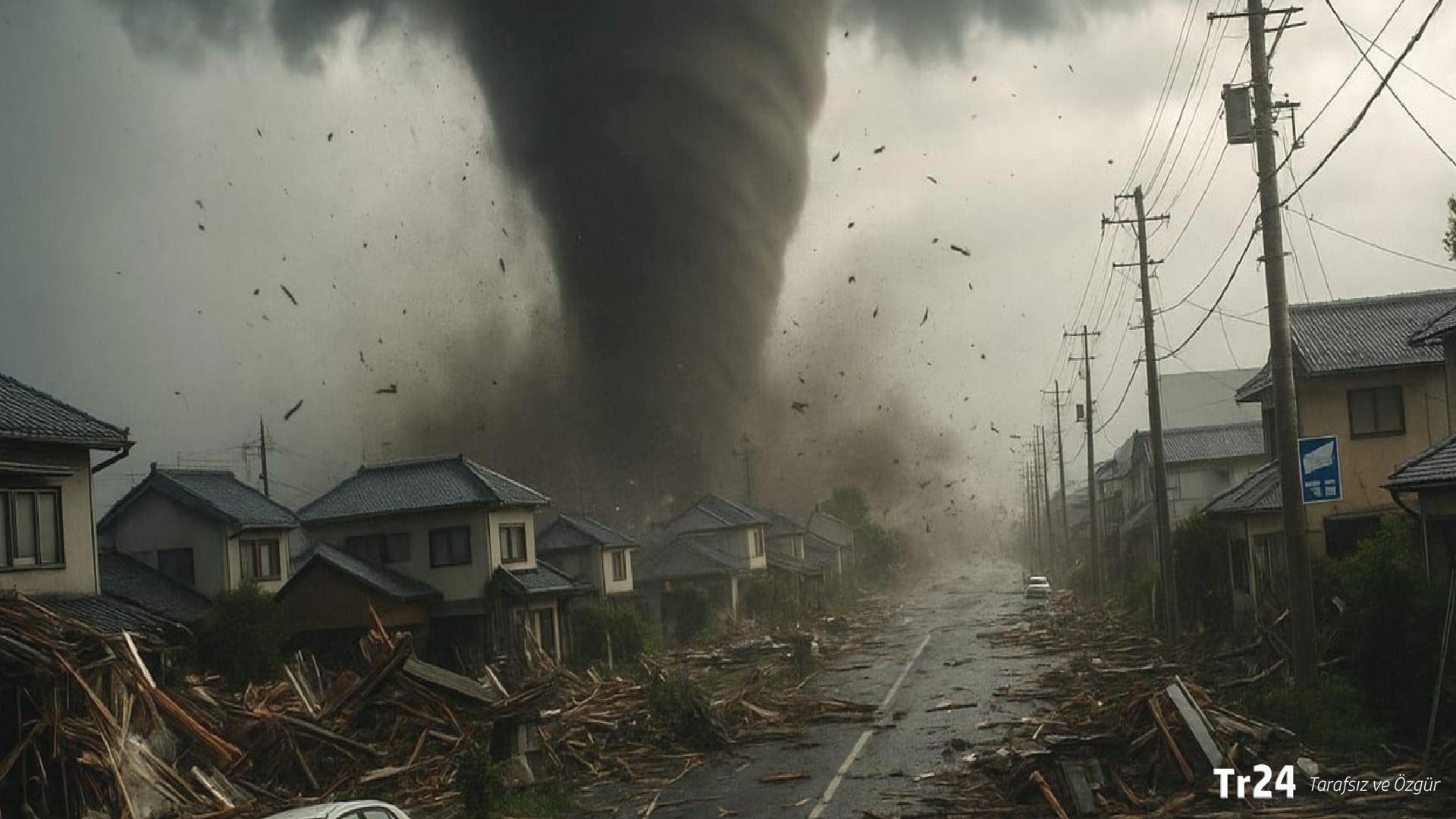 Ülke tarihinin en büyük hortumu Japonya’yı vurdu: Rüzgar saatte 270 km esti, binlerce kişi tahliye edildi