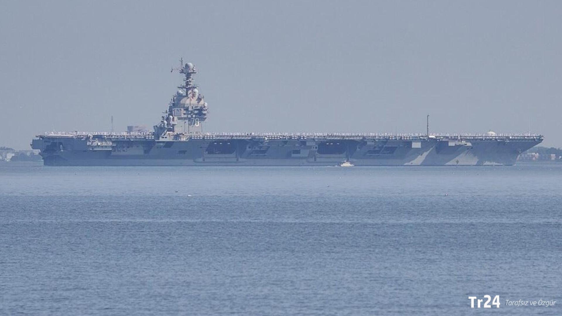 ABD’nin gönderdiği Gerald R. Ford uçak gemisi Karayiplere ulaştı