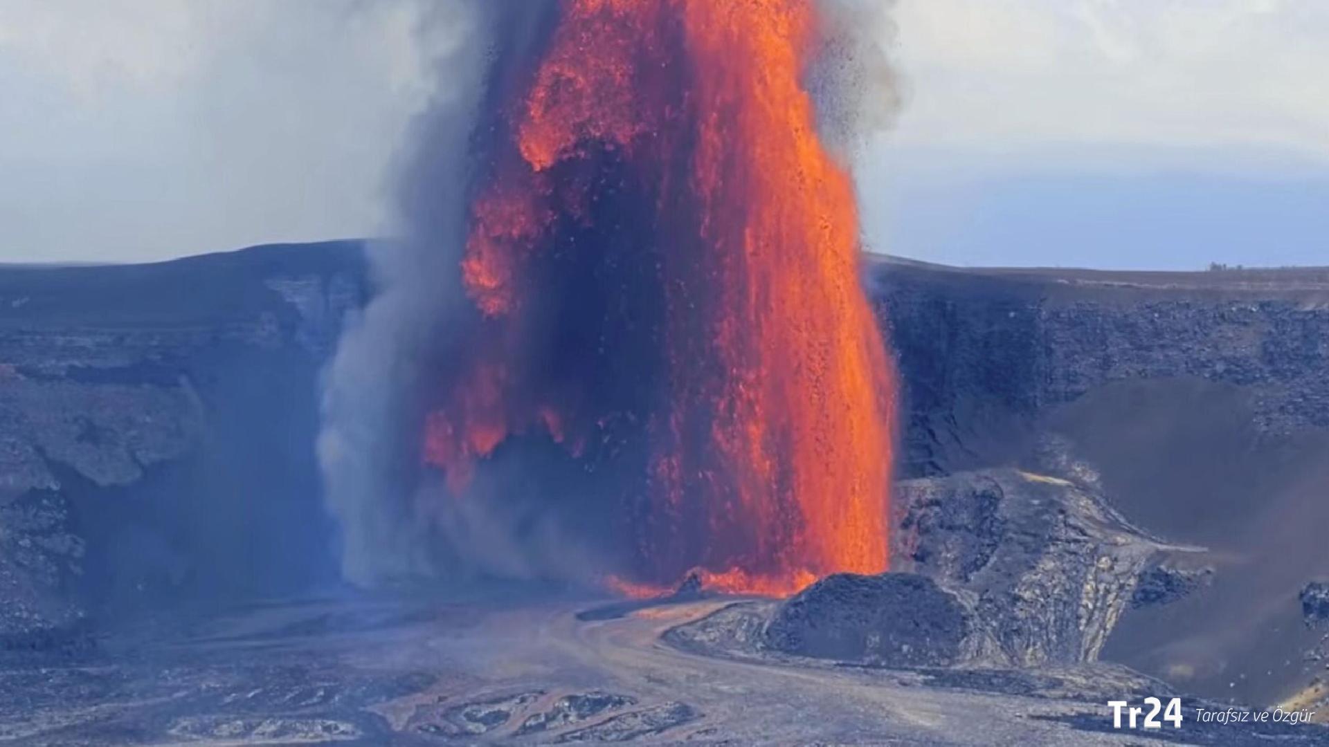 Kilauea Yanardağı için ‘turuncu’ uyarı, yarın başlayabilir