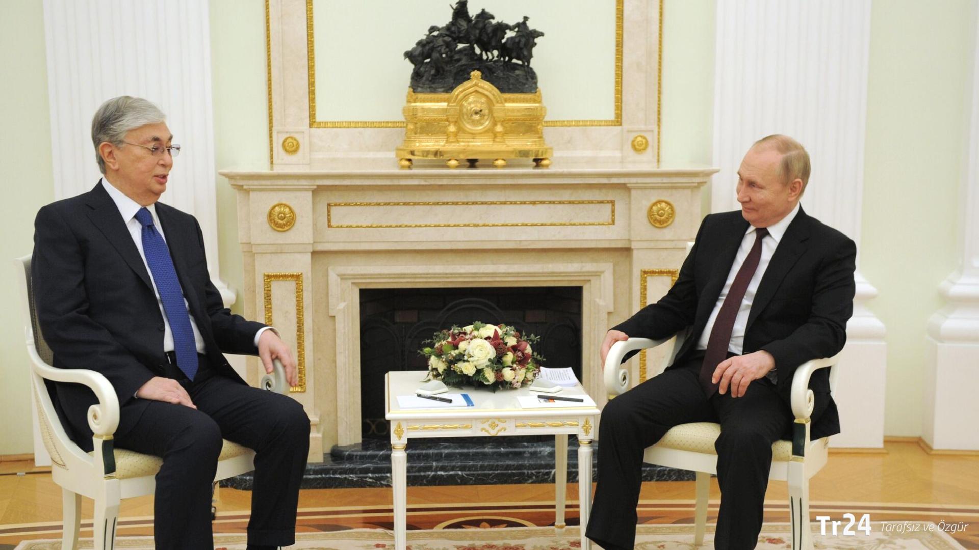 Putin, Tokayev ile bölgesel işbirliği ve stratejik ortaklık konularını görüştü