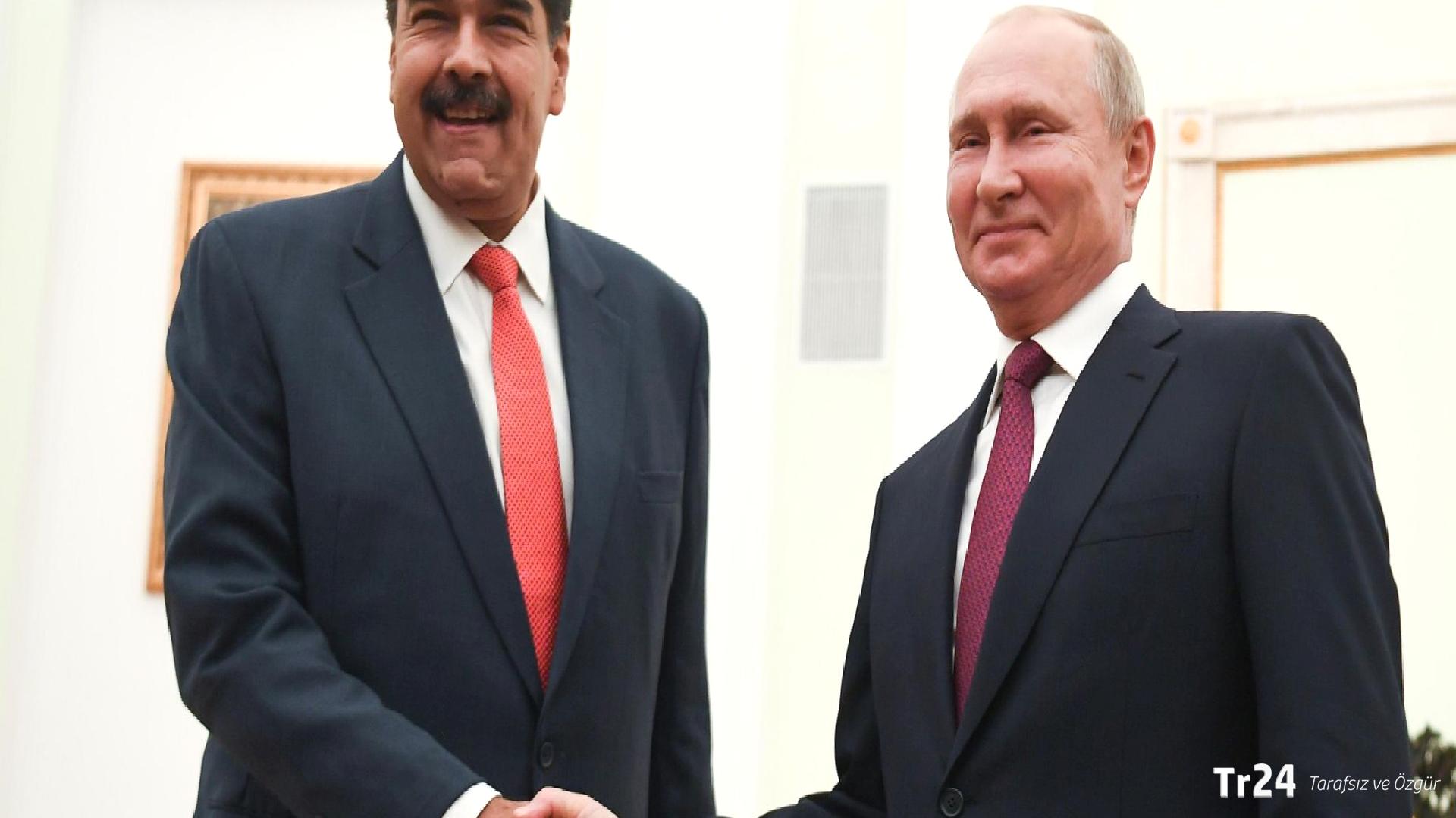 Maduro: Putin, Venezüella halkına direncine duyduğu hayranlığı iletmemi istedi