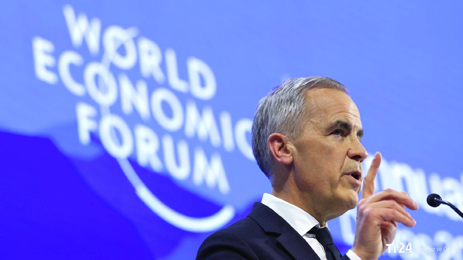 Carney’in Davos konuşması: Eski dünya düzeni ‘geri gelmeyecek’, Masada yoksak menüdeyiz