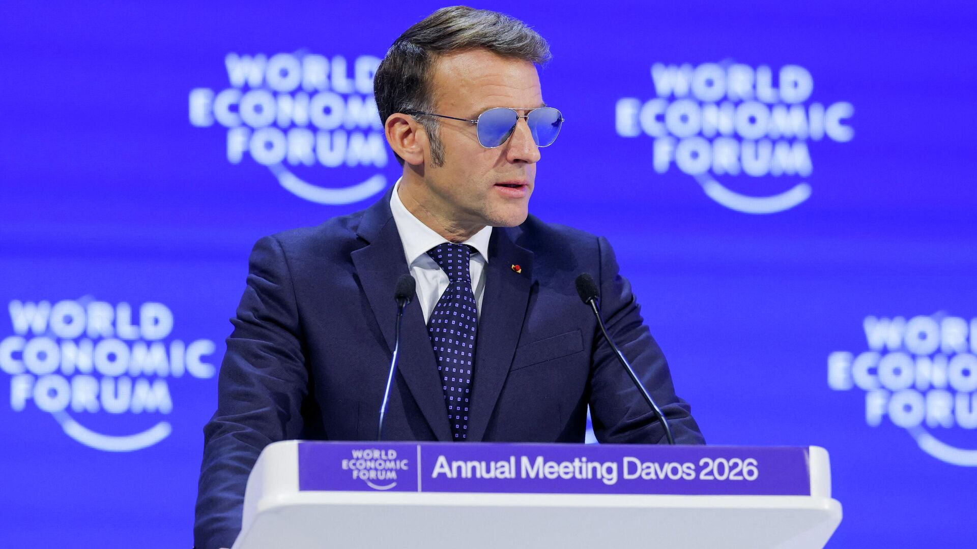 Eski Filistinli diplomat: Macron’un Davos konuşması Fransa’nın yıllardır oluşturmaya çalıştığı imajı sildi