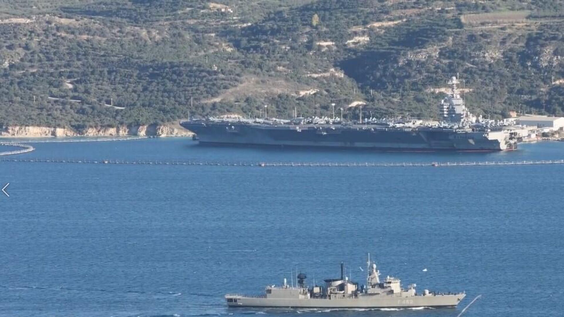 ABD’ye ait USS Gerald R. Ford Girit’e demirledi