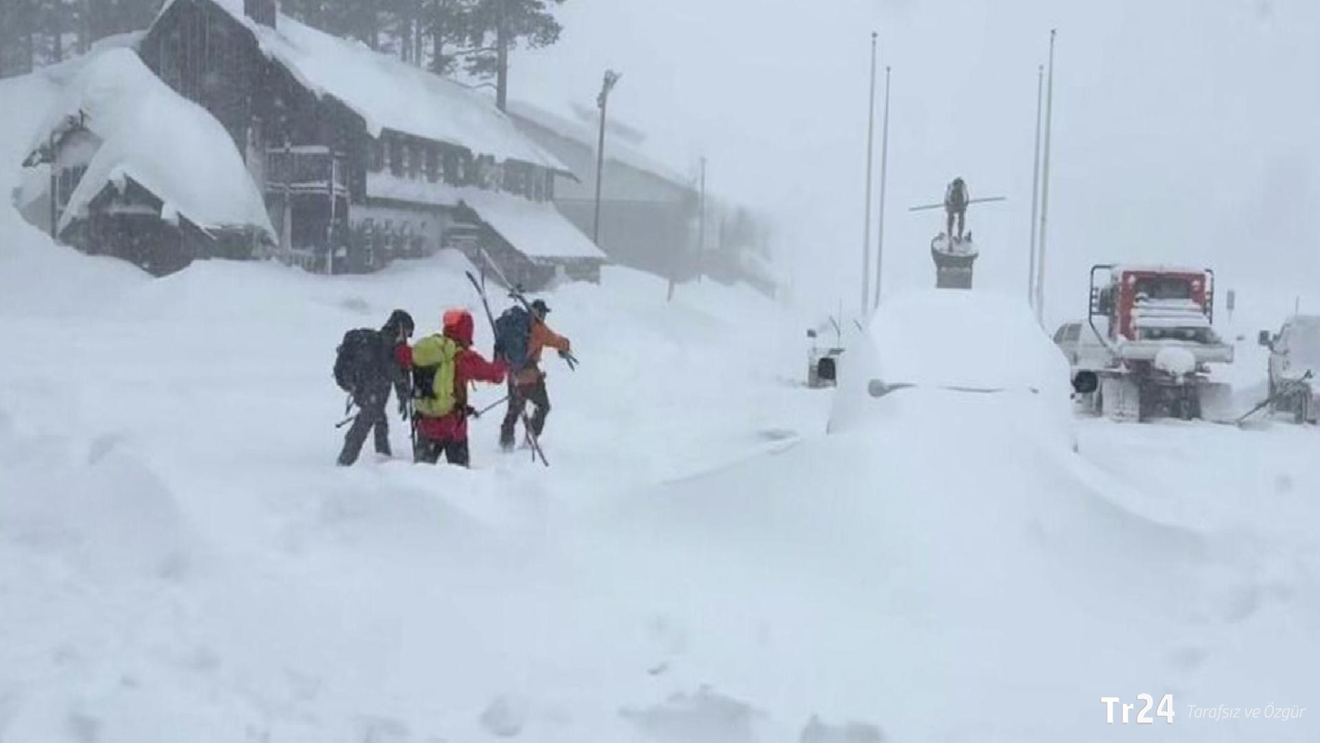 Kaliforniya’da çığ felaketi: 6 dağcı mahsur kaldı, 10 kişi kayıp