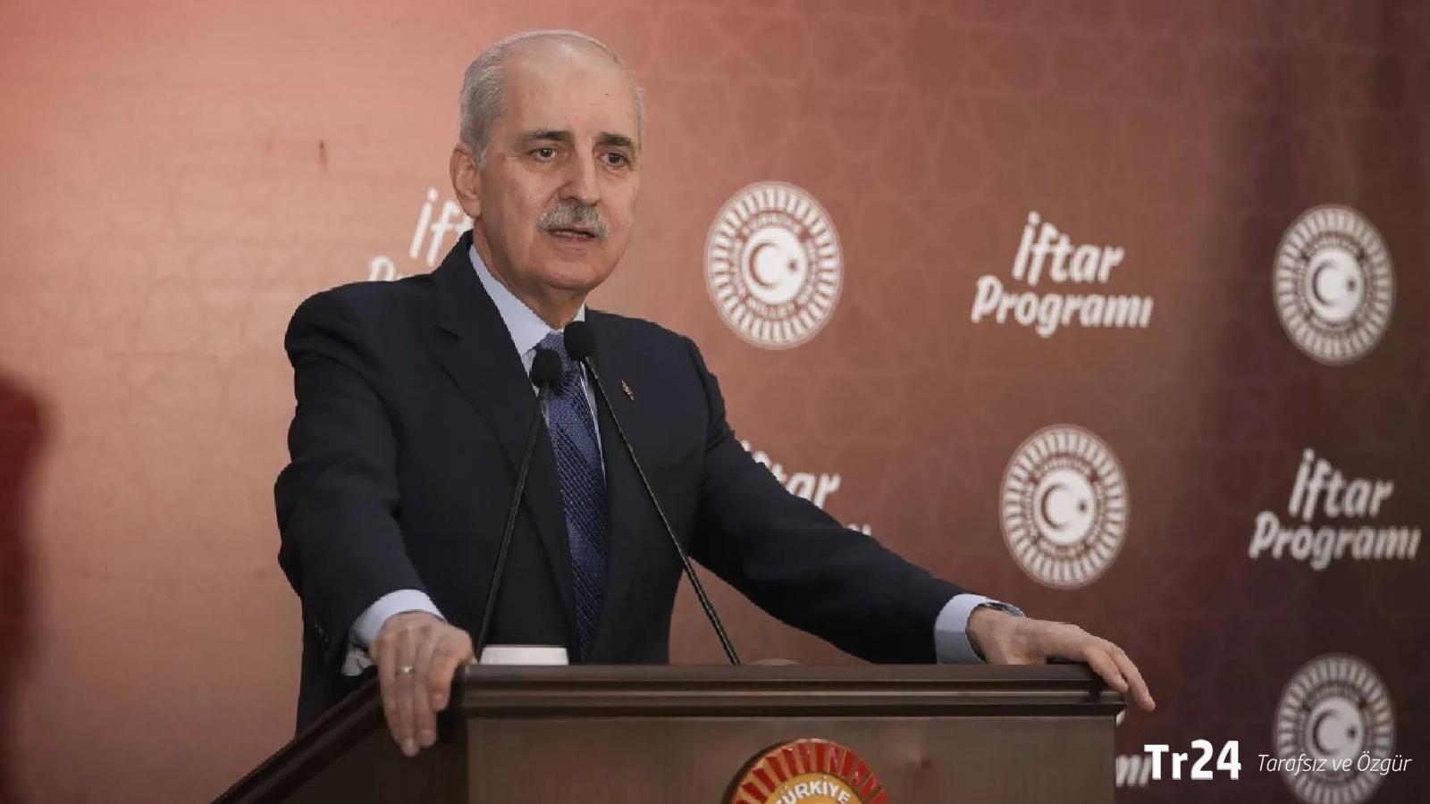 TBMM Başkanı Kurtulmuş: Süreç siyasetin kontrolünde, İmralı’dan gelen açıklama önemli
