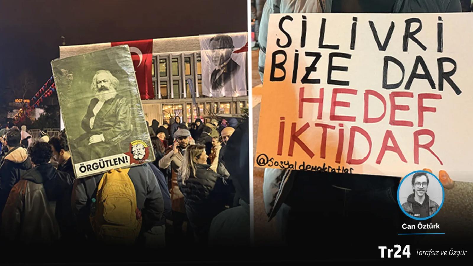 Binlerce kişi, İmamoğlu’nun gözaltına alınmasının yıl dönümünde Saraçhane’de: Cumhurbaşkanımızı adayımızı almak için buradayız