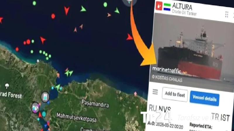 Karadeniz’de Türk tankerine drone isabet etti!