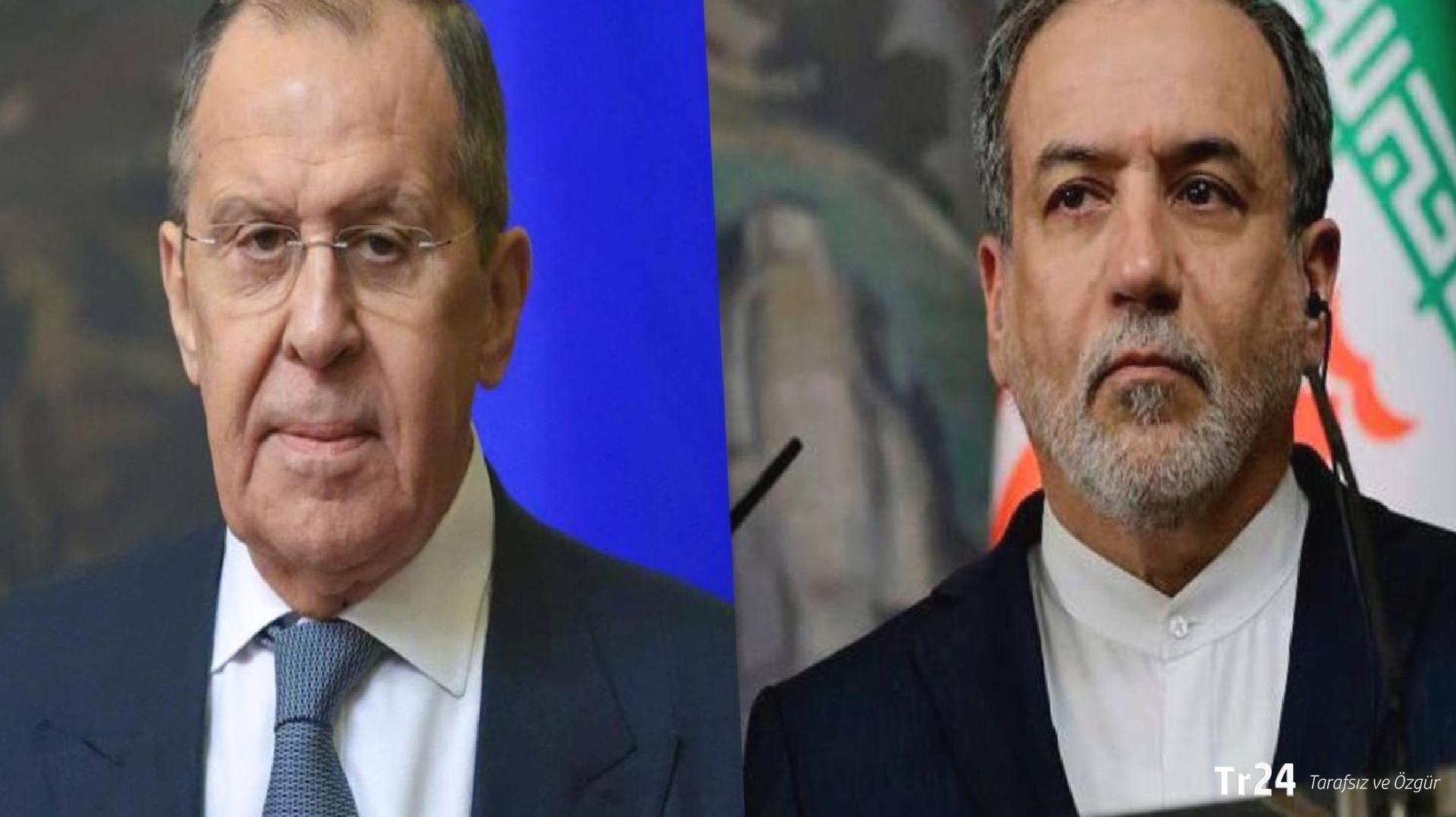Lavrov ve Arakçi, İran’daki krize diplomatik çözüm olasılıklarını görüştü