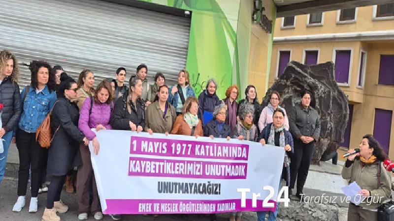 77 kanlı 1 Mayıs’ında Taksim’de yaşamını yitiren kadınlar anıldı