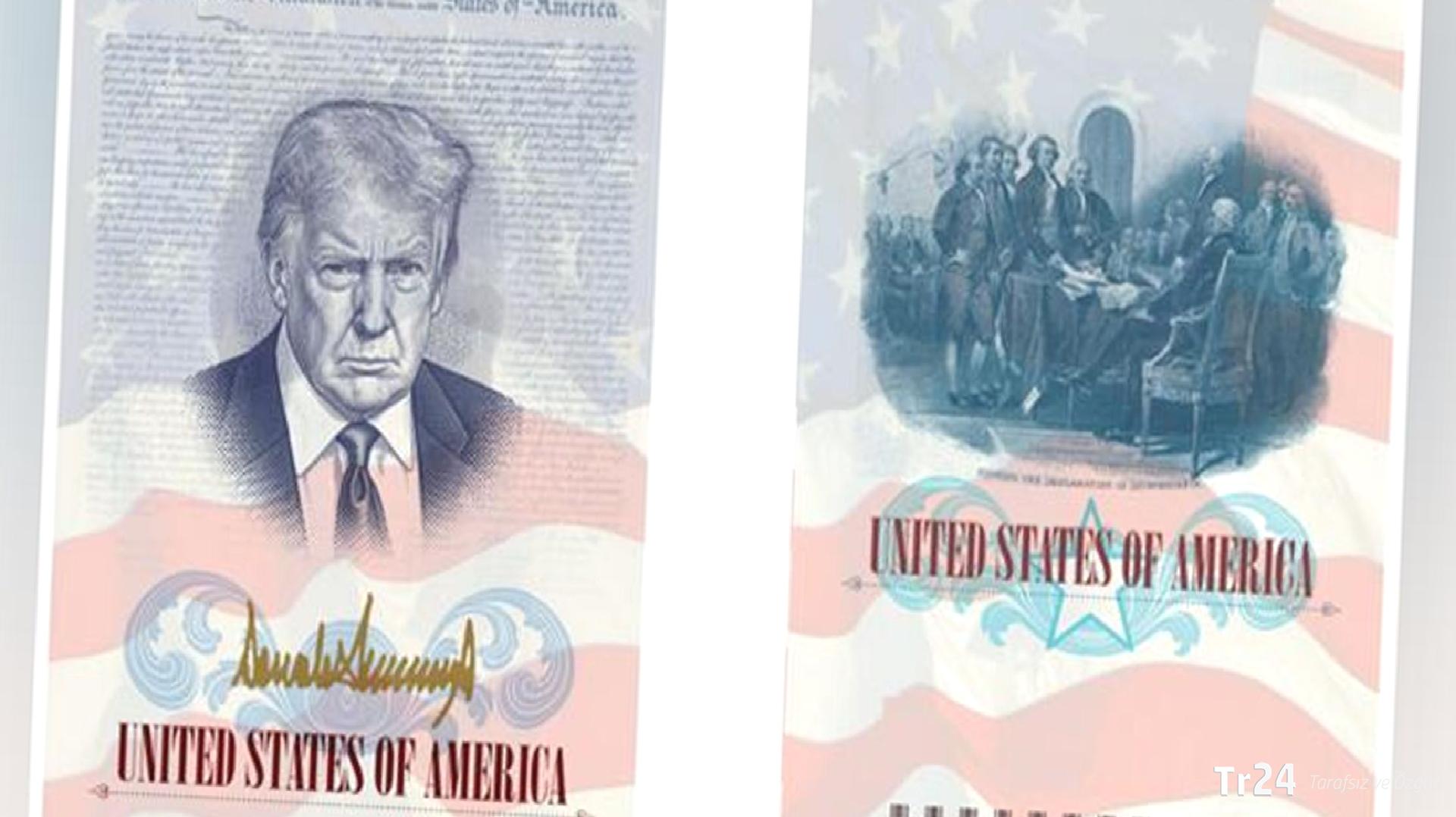 ABD’de 250. yıl pasaportlarına Trump’ın yüzü basılıyor