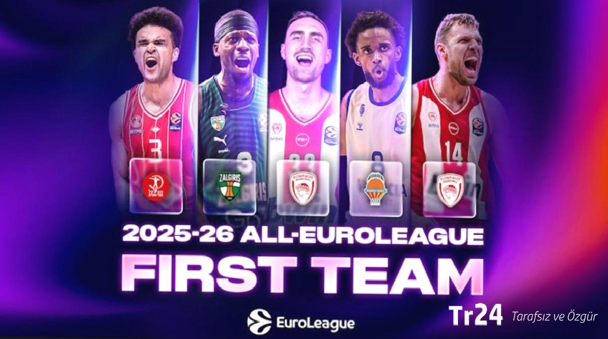 Basketbol Avrupa Ligi’nde “sezonun en iyi 5″i belli oldu