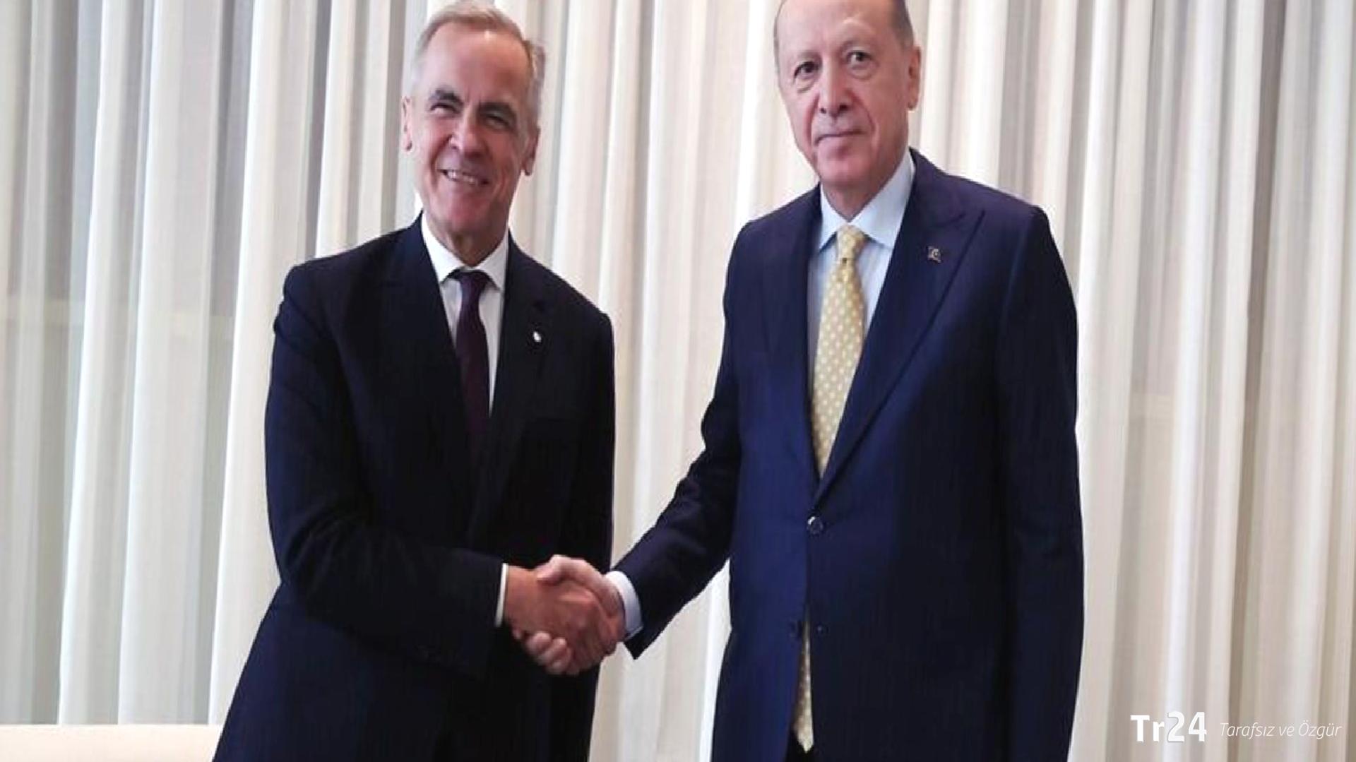 Cumhurbaşkanı Erdoğan, Kanada Başbakanı Carney’le görüştü