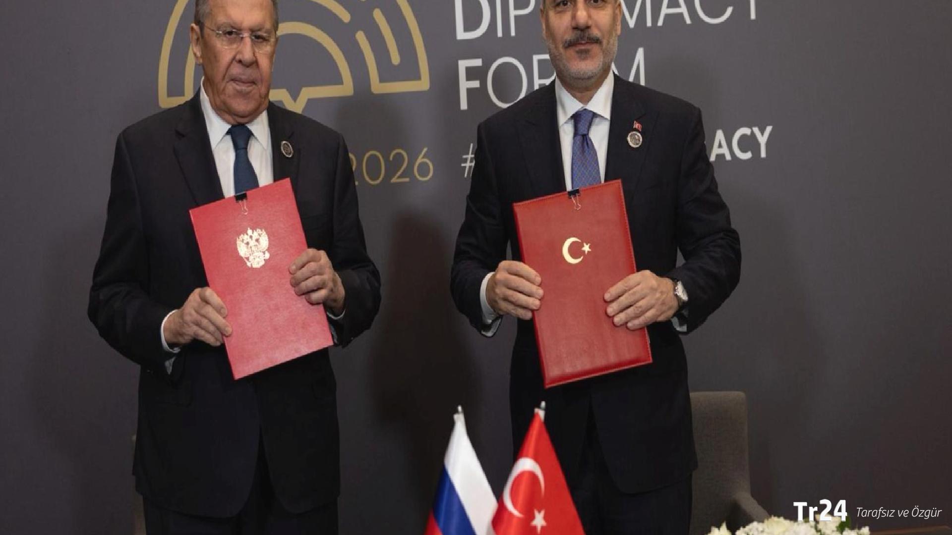Dışişleri Bakan Fidan, Rusya Dışişleri Bakanı Lavrov ile görüştü