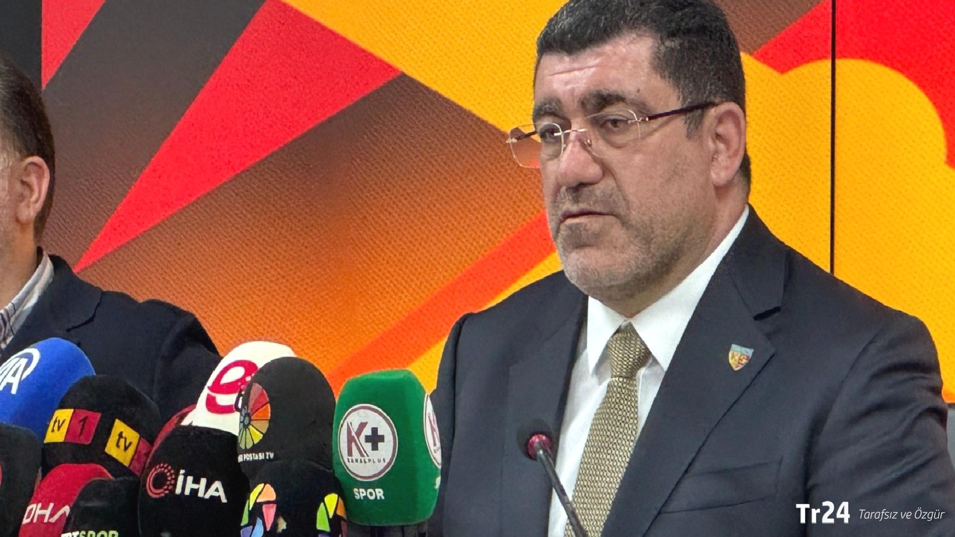 Kayserispor Başkanı Nurettin Açıkalın: ”Gelsinler kulübü bırakayım!”