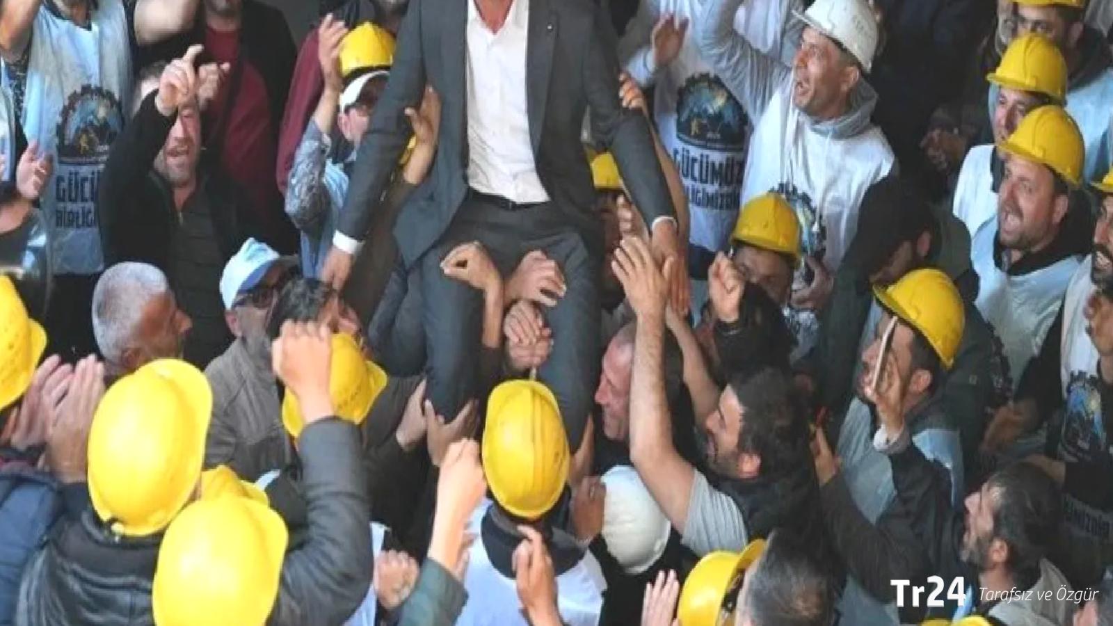 Kazanan maden işçilerinin kutlamasına binlerce kişi katıldı: Biz 150 işçiyiz ama 86 milyonun yanımızda olduğunu gördük