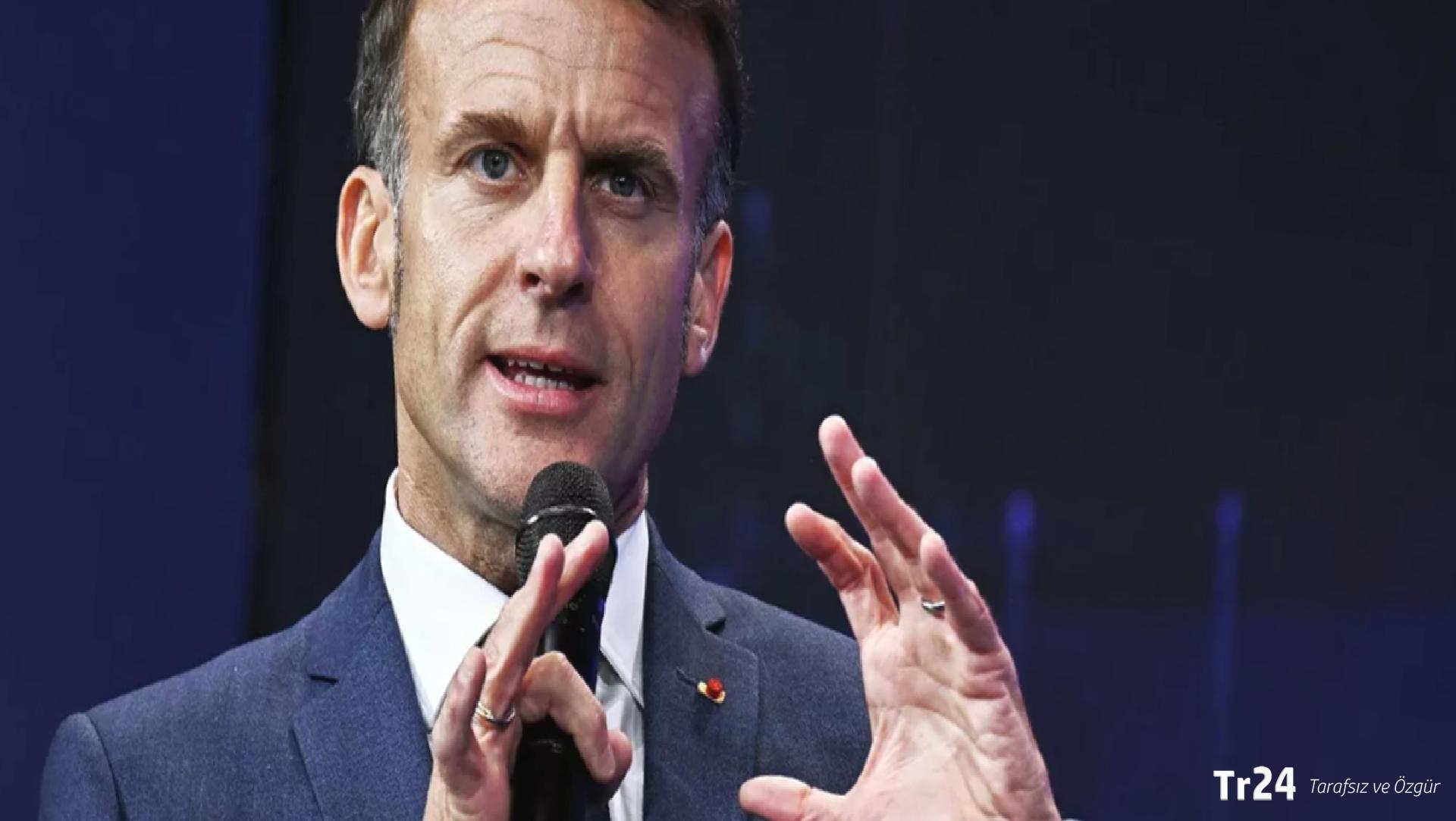 Macron: Ateşkese herkesin uyması ve Lübnan’ın da ateşkese dahil edilmesi önemli