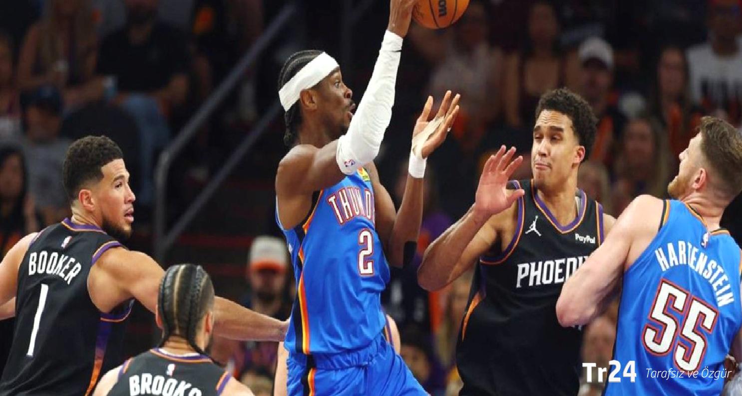 NBA play-off’larında Suns’ı 4-0’la geçen Thunder konferans yarı finaline yükseldi