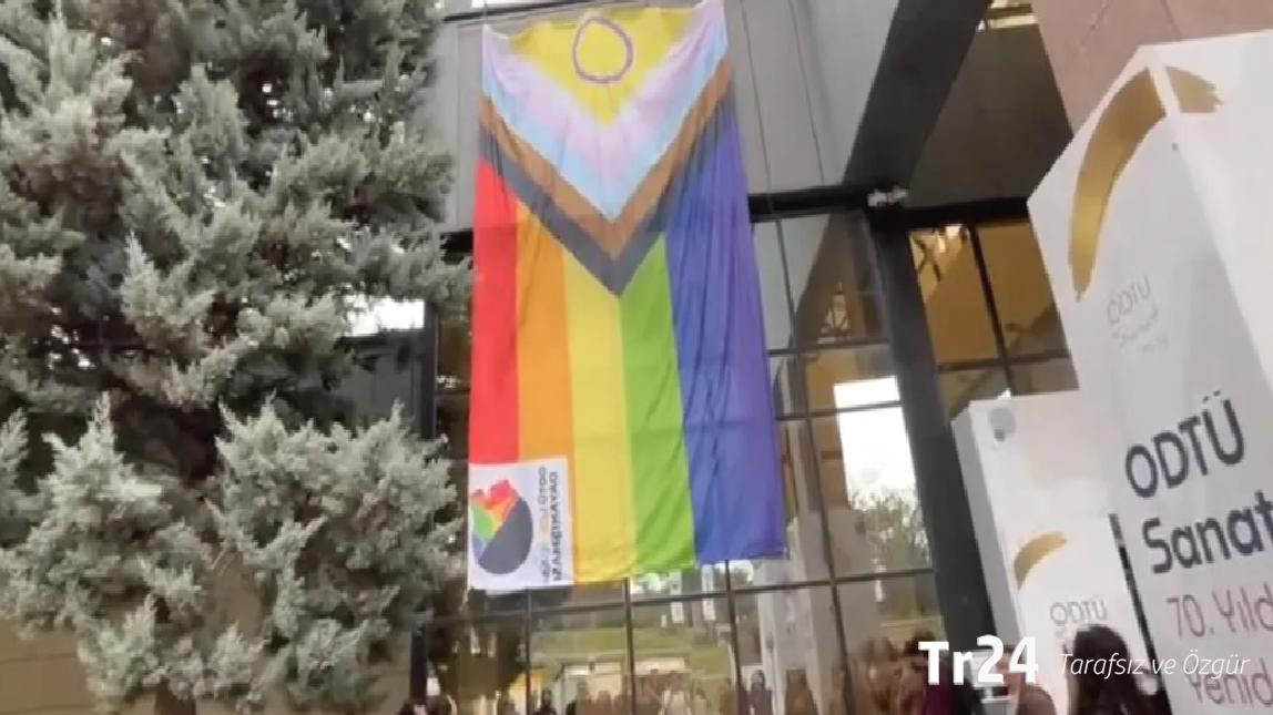 ODTÜ’de öğrencilerden rektörlüğün LGBTİ+ içeriklerinin sansürlemesine tepki: Varoluşlarımız susturulamaz, yaşamı savunmaktan vazgeçmeyeceğiz