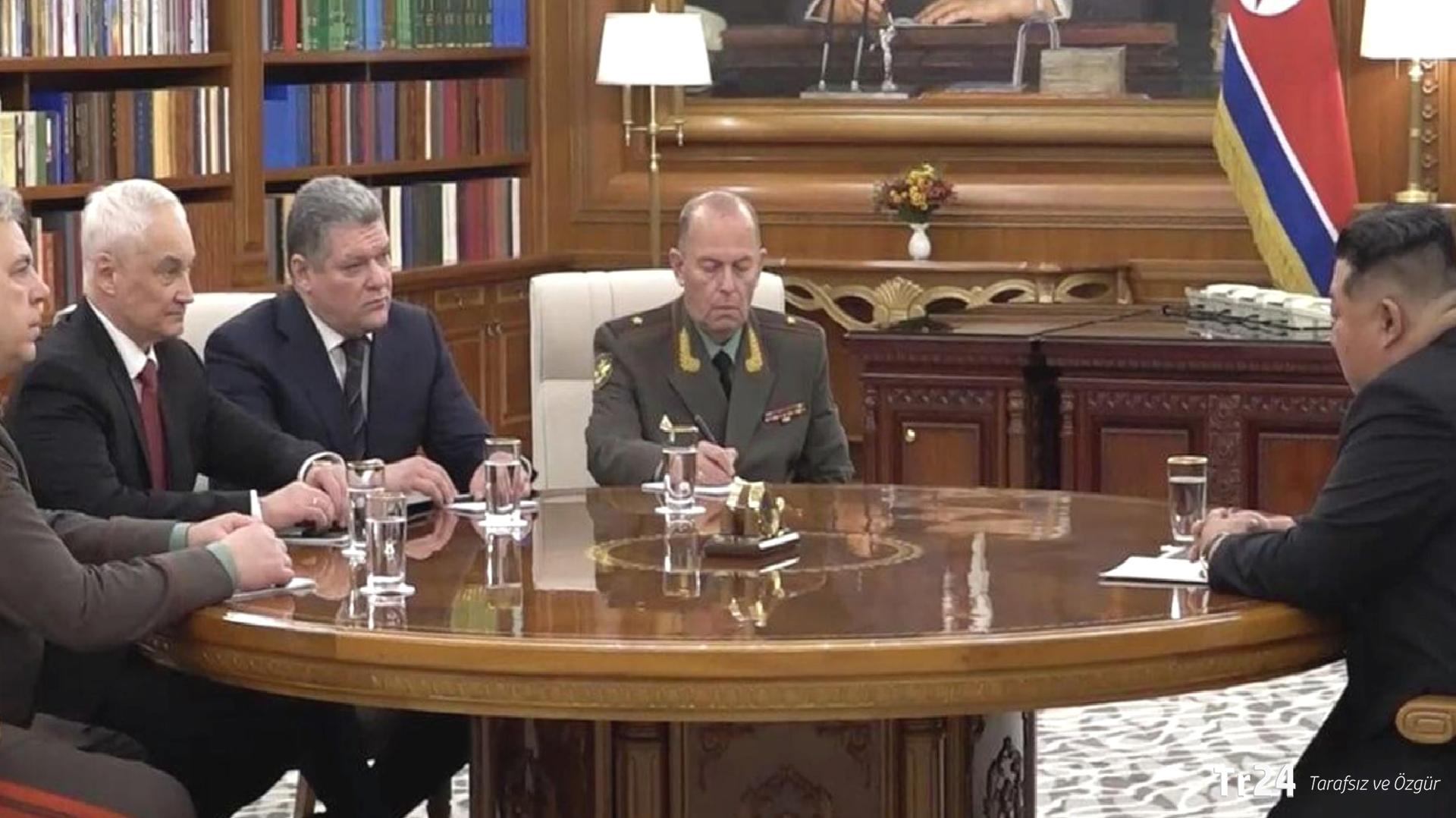 Rusya Savunma Bakanı Belousov, Kim’le görüştü: ‘Uzun vadeli anlaşma sağladık’