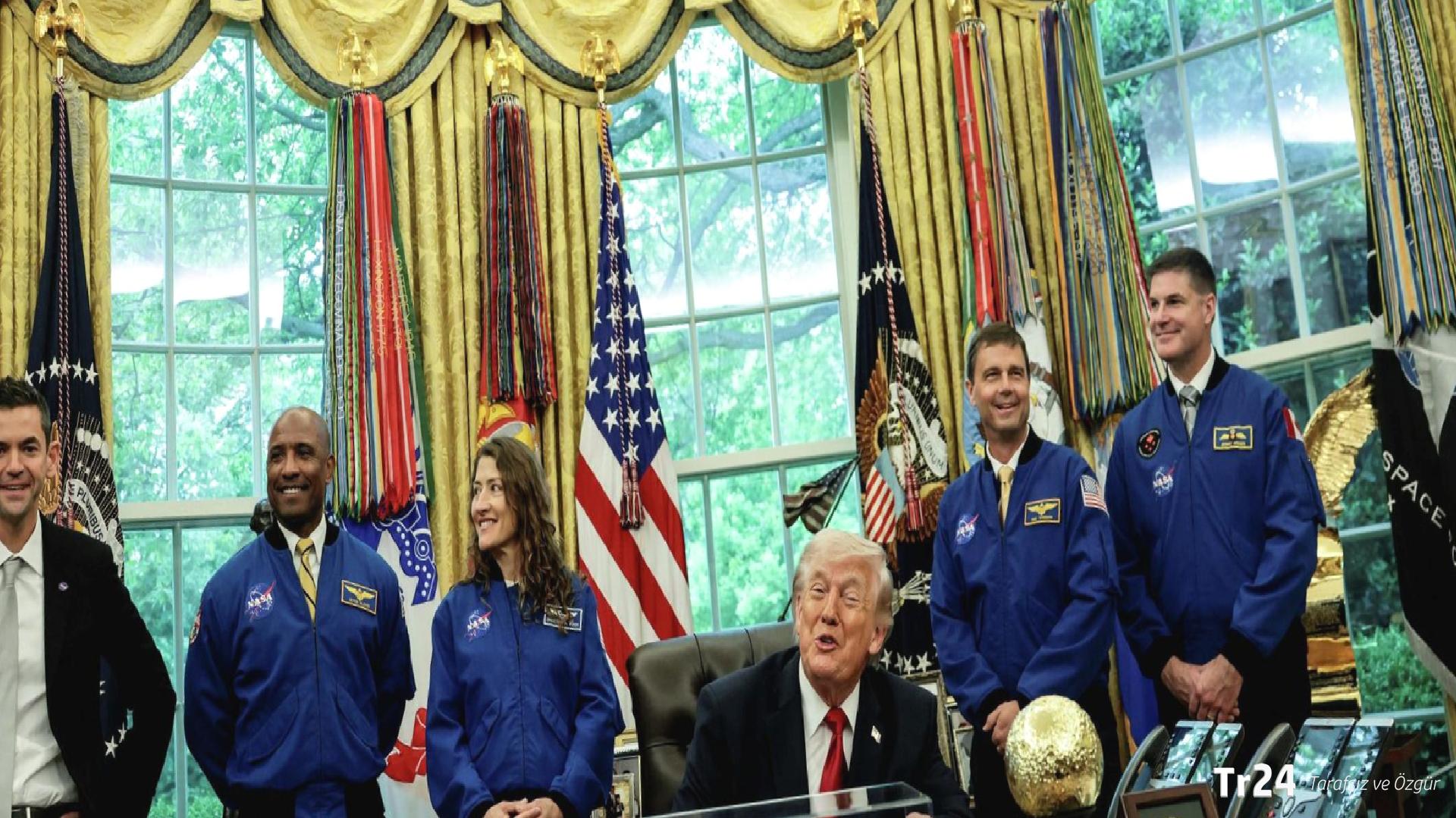 Trump Artemis 2 astronotlarıyla buluştu: ‘Ben de rahatlıkla yapardım’