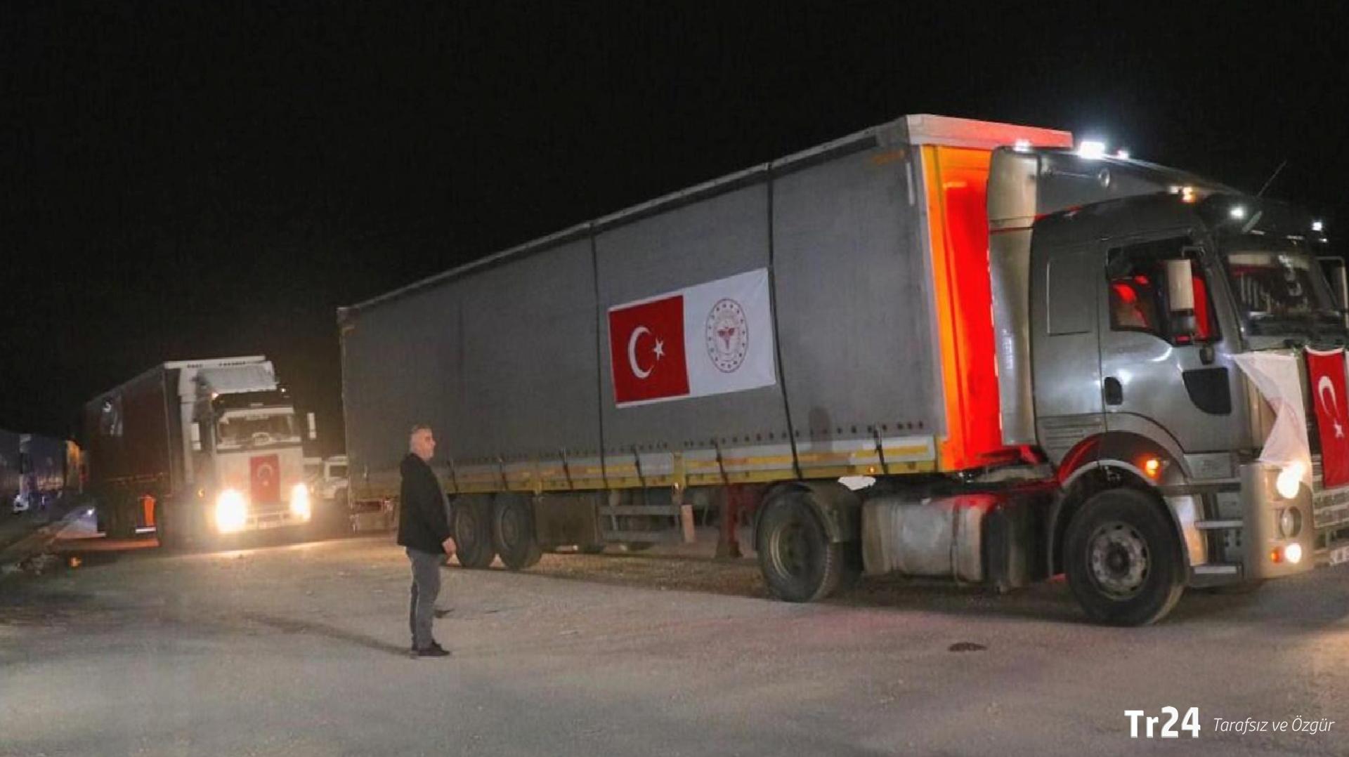 Türkiye’den İran’a destek: 6 tır yola çıkıyor