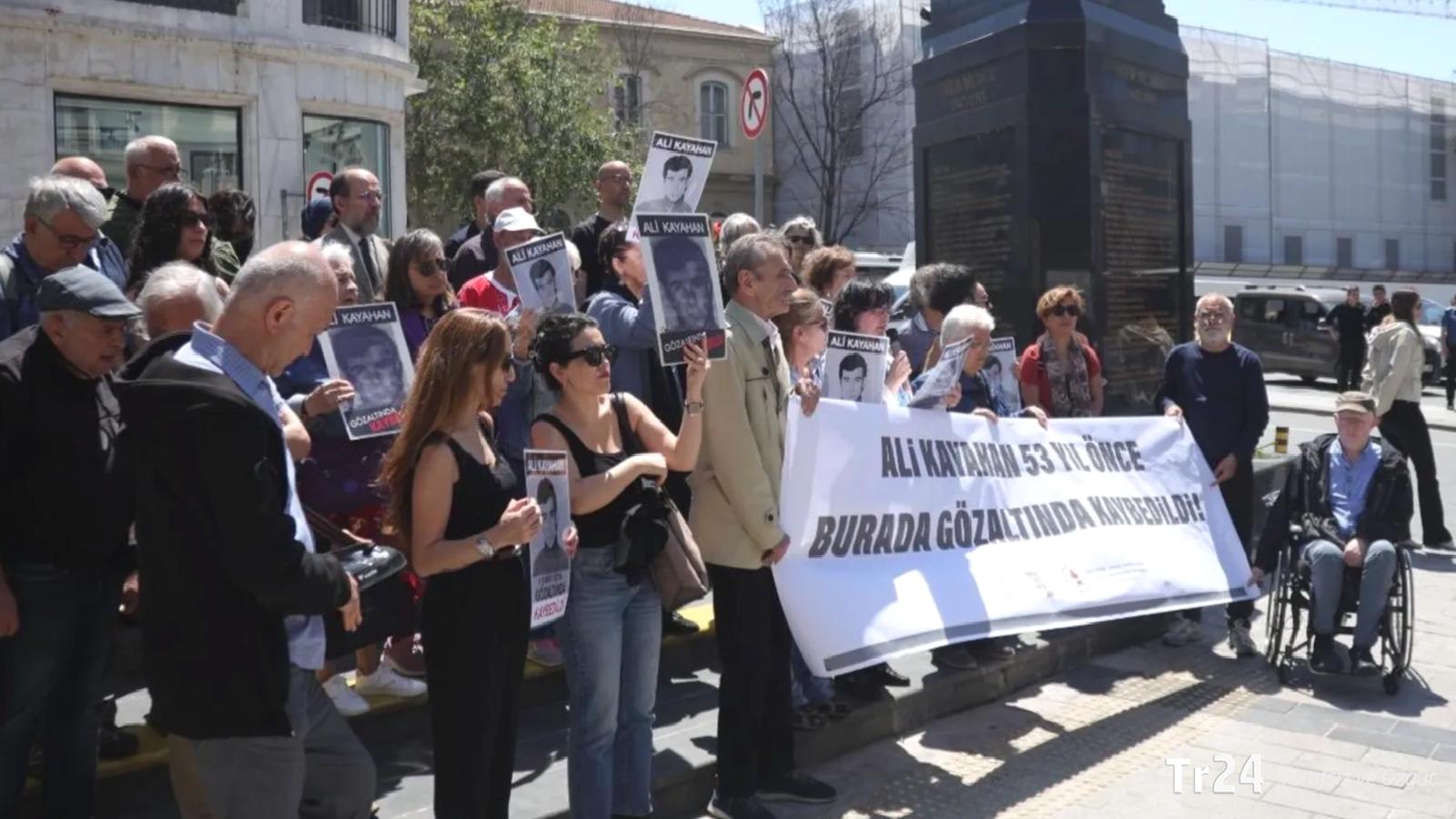 53 yıllık kayıp dosyası: İnsan hakları savunucuları, üniversite öğrencisi Ali Kayahan için adalet istedi