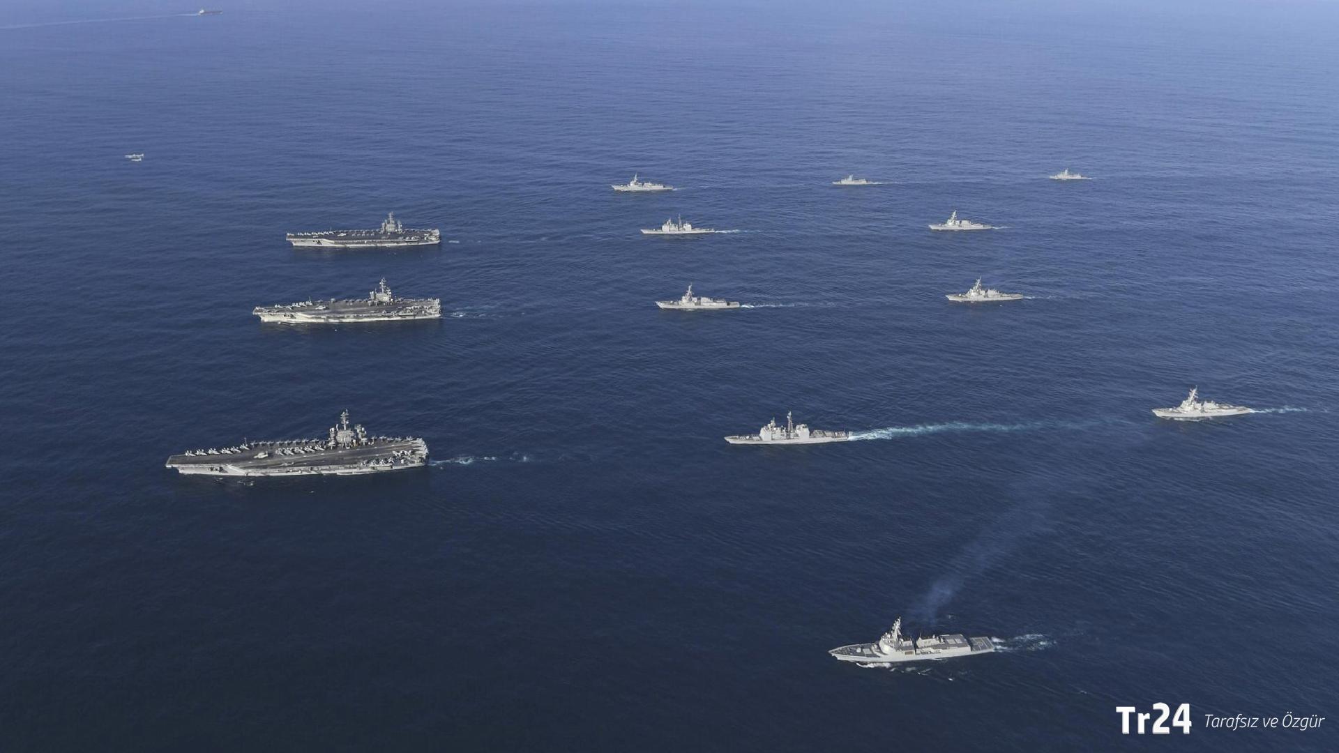 ABD Donanması’na ait Nimitz uçak gemisi grubu Karayip Denizi’ne girdi