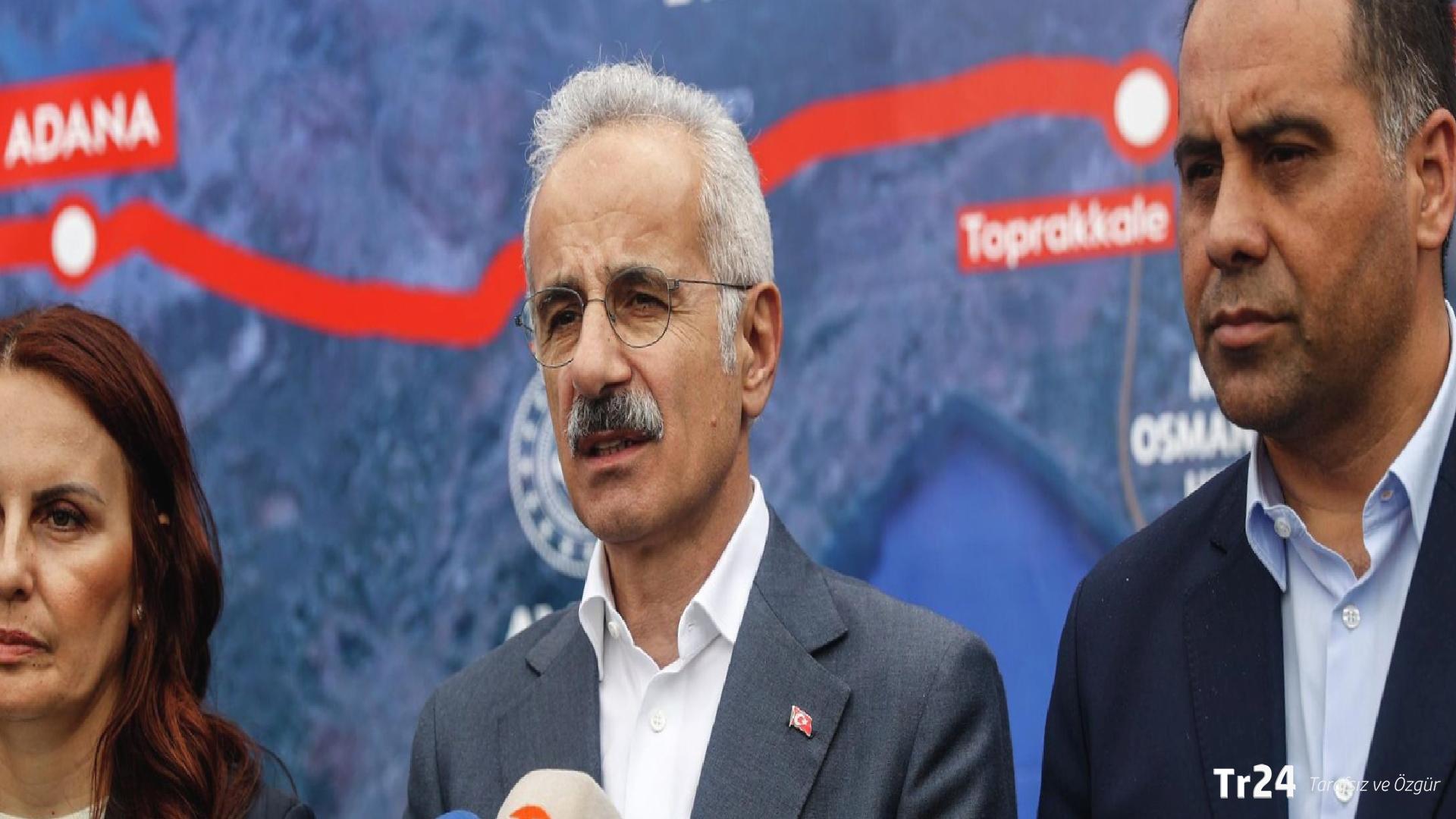 Bakan Uraloğlu: Bu hat ile 6.5 saat olan seyahat süresi 2.5 saate inecek