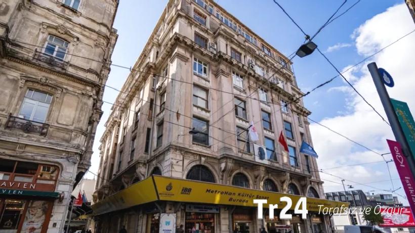 Beyoğlu’nun simge yapılarından Metro Han’ın mülkiyeti İBB’den alınıp II. Bayezid Vakfı’na devredildi