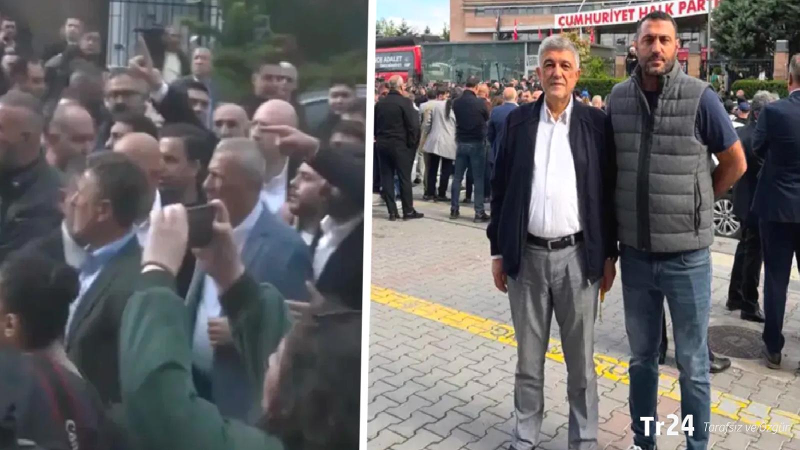 CHP Genel Merkezi’nin önüne gelen vatandaş AKP’li çıktı; sosyal medyada Erdoğan paylaşımı yapmış
