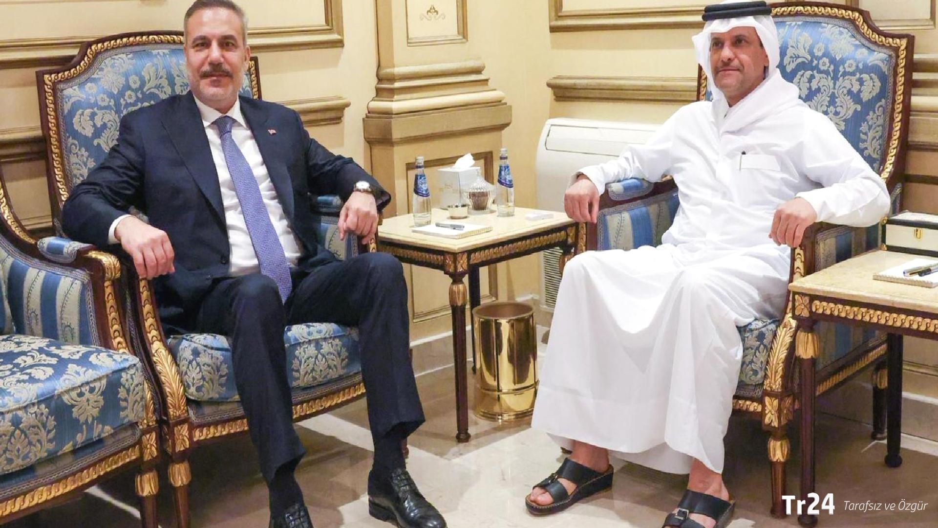 Dışişleri Bakanı Fidan, Katarlı mevkidaşı ve Pakistanlı arabulucularla görüştü